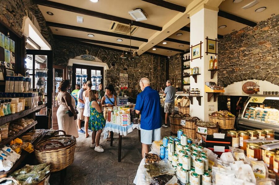 Naxos: Naxos Town Food Tour with Tastings and Wine - The hearty food stops: potato, phyllo, and the kind of portions you plan for
