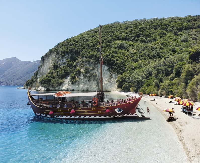 Nydri: Sailing Through History. Daily Cruise with Beach BBQ - Key highlights at a glance