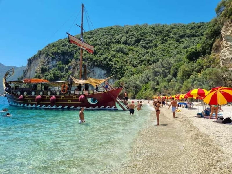 Nydri: Sailing Through History. Daily Cruise with Beach BBQ - Skorpios, Jackie Kennedy’s island, and the Prince’s Islands route