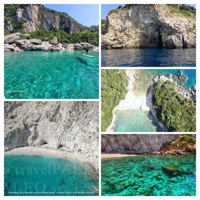 Paleokastritsa: Kasteli, Blue Caves, & Limni Beach Boat Trip - Blue Caves Viewing: Nau...ka, Blue Eye, and the Rules About Cave Swimming