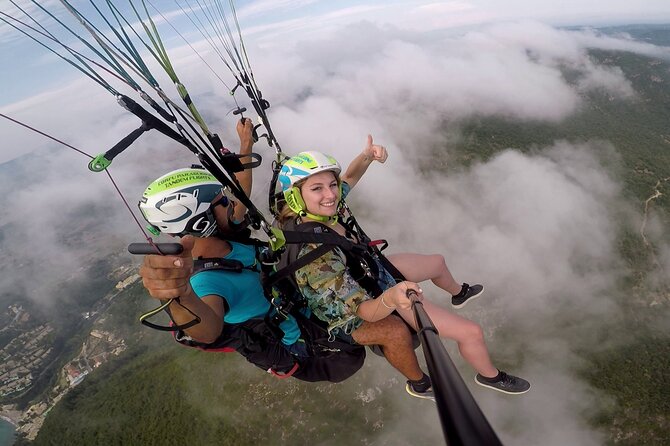 Paragliding Tandem Flight in Corfu - If winds are wrong: the paramotor option on request