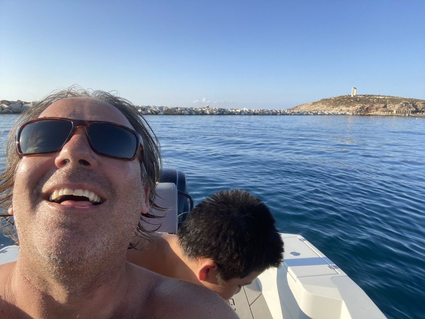 Paros: Catamaran Cruise with Swimming, Meal and Drinks - Despotiko Island: the swim and snorkel block most people remember