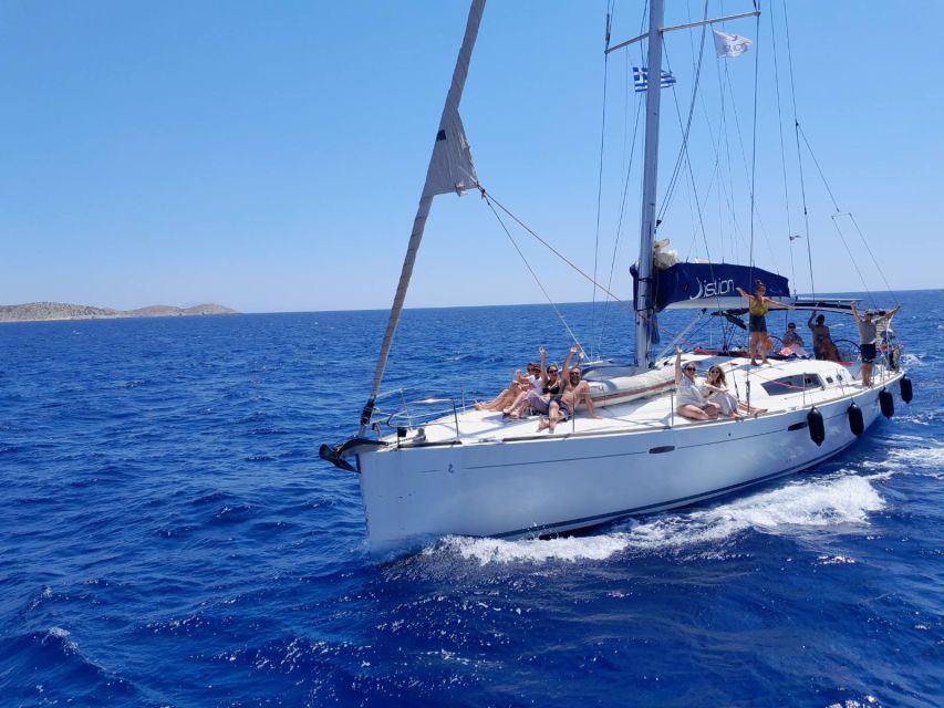 Paros: Full-Day Sailing Yacht Cruise - The Sail Plan from Morning to Late Afternoon
