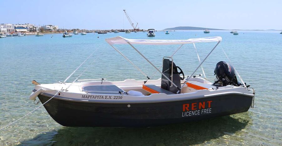 Paros: Full-Day Small Boat Rental with Self-Driving - Key points before you go