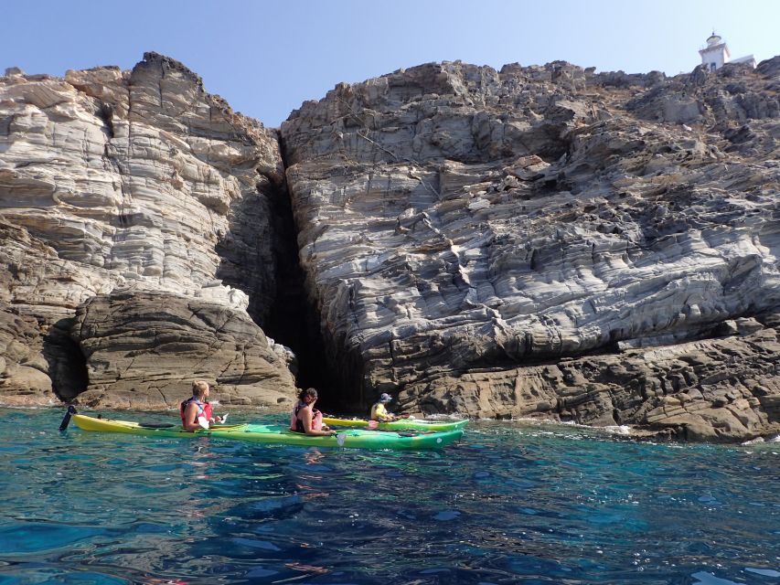 Paros: Sea Kayak Trip with Snorkeling and Snack or Picnic - Morning Half-Day to Full Value Day, or Evening for Fading Light
