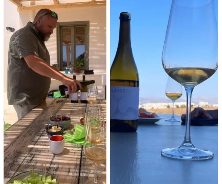 Paros: Wine tasting at Local Winery - The one-hour flow, then a quick visit to see how it all works