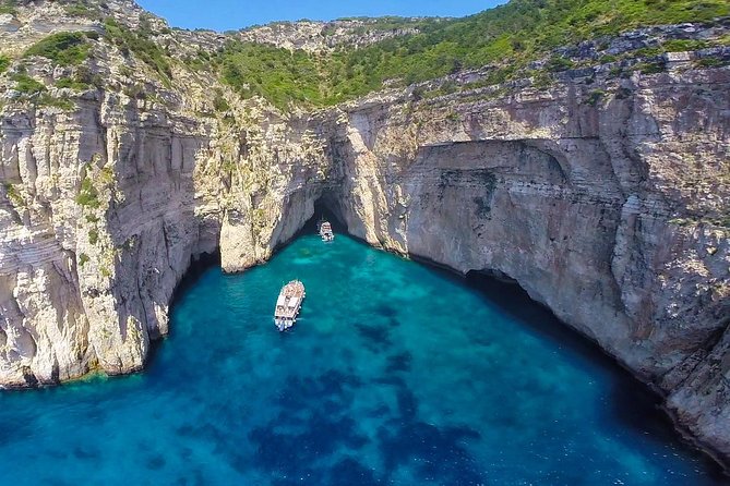 Paxos Antipaxos Blue Caves (Lakka Village) from Corfu - Paxi Blue Caves: Ipapanti, Ahai, and the Erimitis cliffs