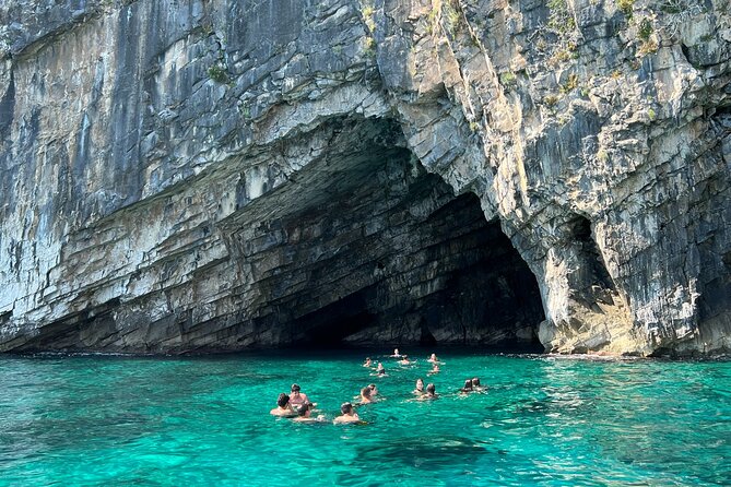 Pelion Boat Trip to "Poseidon's Caves" - The hidden beach stop: colorful pebbles and clear water