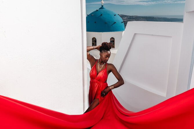 Premium Flying Dress Experience with Hotel Pick up & drop off - Who This Santorini Flying Dress Shoot Fits Best