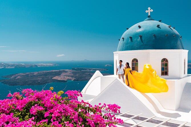 Private Flying Dress Photoshoot in Santorini - Where the Shoot Happens, and Why Imerovigli Matters