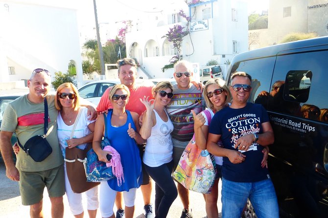Private Overview of Santorini: Full-Day Customizable Experience! - Getting picked up, then cruising Santorini without the hassle