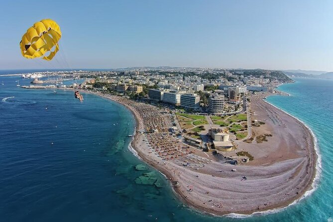 Private Parasailing at Rhodes Elli Beach - Rhodes From Above: Why Paralia Elli Makes Sense