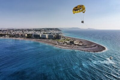 Private Parasailing at Rhodes Elli Beach