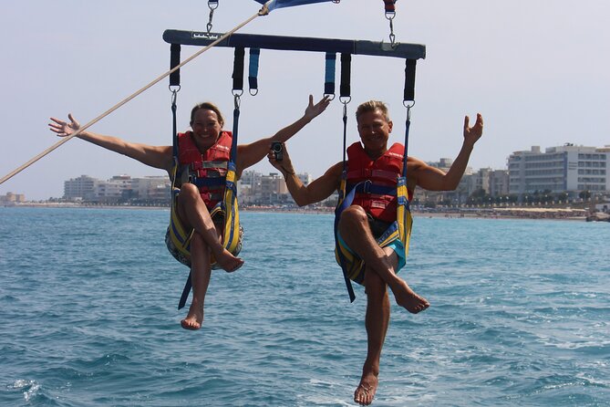 Private Parasailing at Rhodes Elli Beach - Photos and the 20 Euro Surprise