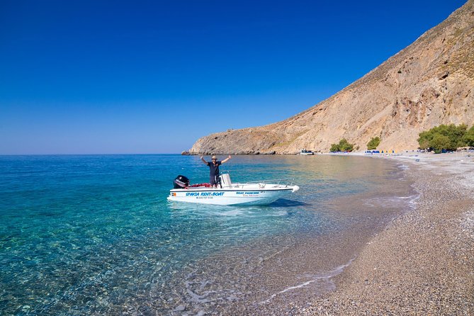 RENT A BOAT 5,5m - 30hp LICENSE FREE Chora Sfakion, Sfakia - What the Staff Gives You: Briefing, Advice, and Confidence