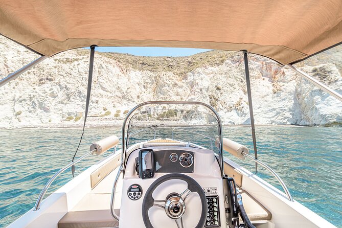 Rent a Boat in Santorini with Free License - Getting Your License and Starting From Vlichada