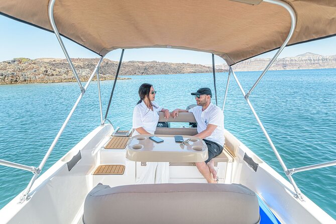 Rent a Boat in Santorini with Free License - Price and Value: Paying $302.34 for Up to 5
