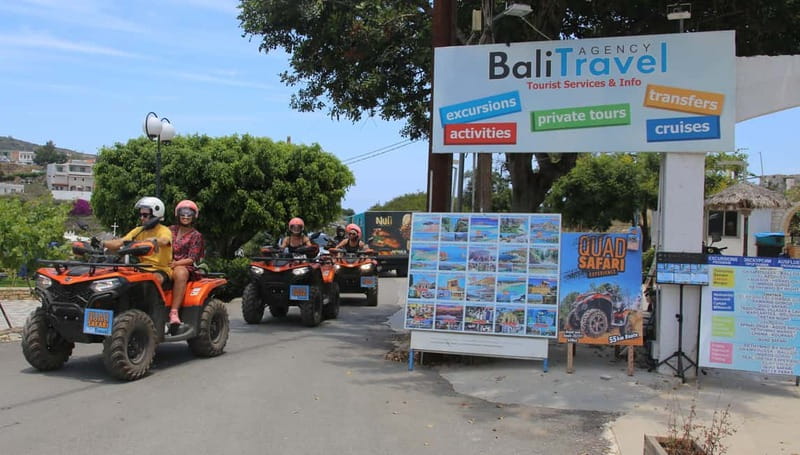 Rethymno Bali & Panormo:Quad Safari & visit Cave 57km 4hours - The Village Circuit, Venetian and Ottoman Stone You Can See Up Close