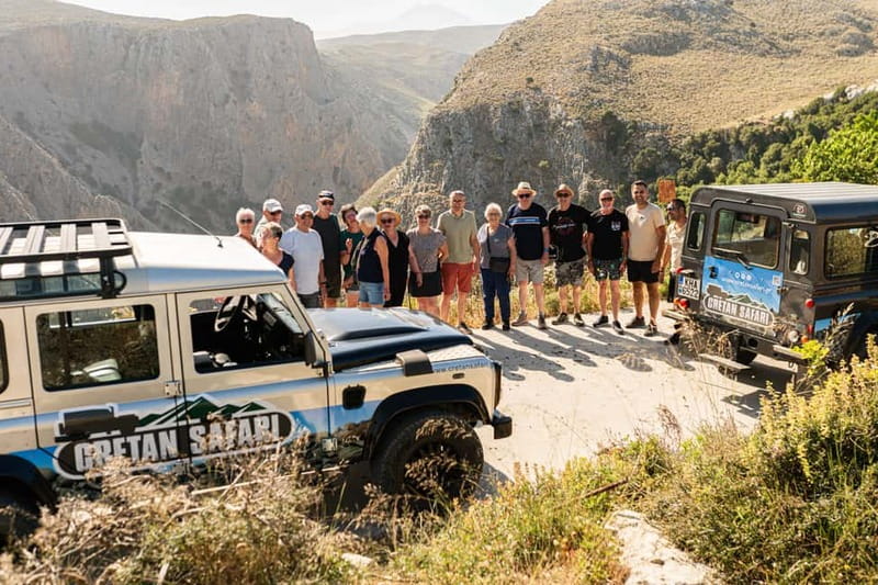 Rethymno: Full-Day Land Rover Safari to Preveli - A Rethymno Land Rover safari that mixes rugged nature with real comfort