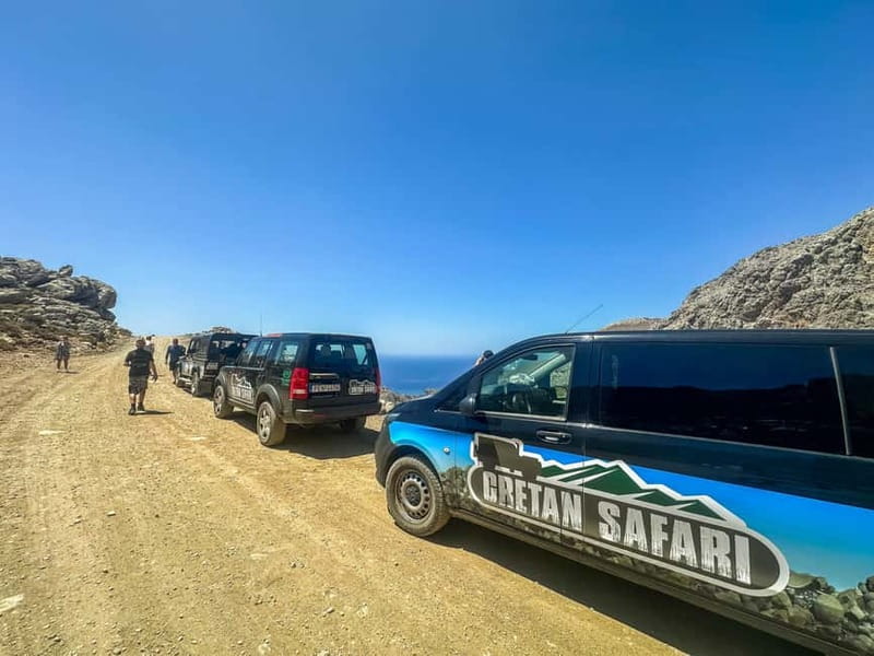 Rethymno: Full-Day Land Rover Safari to Preveli - Fragma Potamon, Amari Dam Reservoir: the best kind of photo break