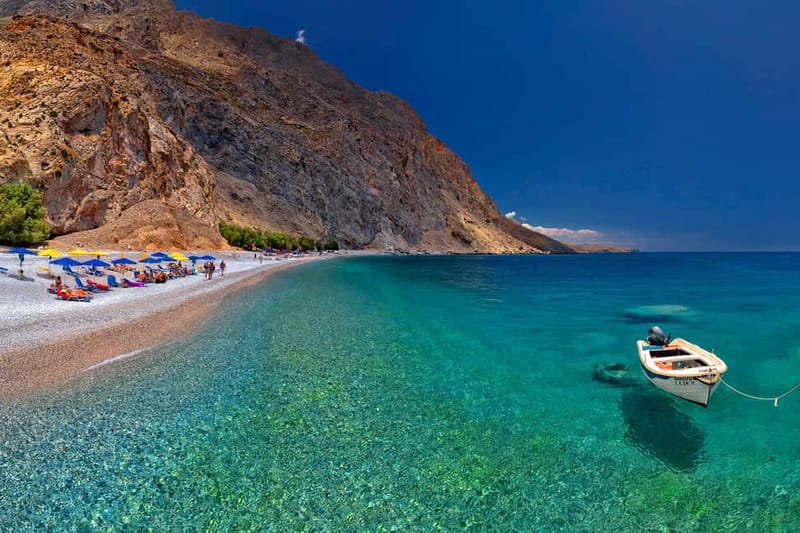Rethymno: Glyka Nera, Loutro, & Sfakia Day Trip - Loutro by boat: a car-free bay town built for slow wandering