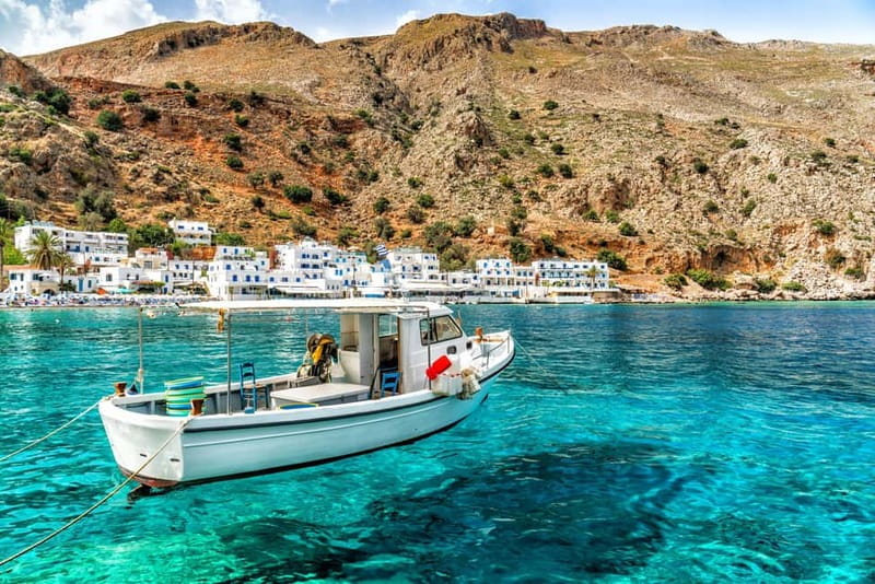 Rethymno: Glyka Nera, Loutro, & Sfakia Day Trip - Glyka Nera, the Sweet Water Beach where fresh water meets the sea