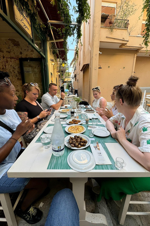 Rethymno Old Town: A Traditional Cretan Food Tour - Wine at Iroon Politechniou Square, then a secret stop for spirits and snacks