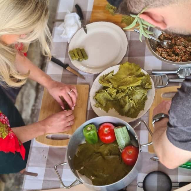 Rhodes: 1952 Farmhouse Cooking & Lunch with Unlimited Wine - Learn Rhodian methods, not just Greek basics