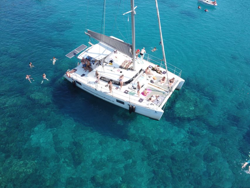 Rhodes: All-Inclusive Catamaran Cruise with Lunch and Drinks - Afandou Caves on the power route: a bonus hour of scenery
