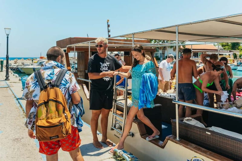 Rhodes: Anthony Quinn, Ladiko and Caves All-Inclusive Cruise - Drinks and Snacks That Keep the Mood Casual