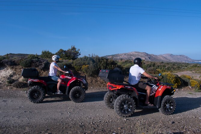 Rhodes ATV Quad Adventure Guided Tour 2 or 1 person on 1 Quad - Guides, pacing, and the vibe you can expect