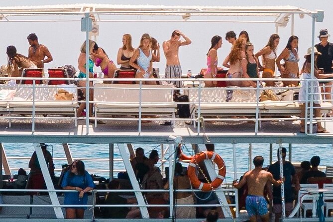 Rhodes Bay to Bay Swim Cruise-Greek Buffet w/wine included - Afandou Beach and caves: the longest stop for exploring