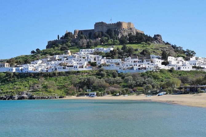 RHODES BEST INTRODUCTION - FOR FIRST TIME VISITORS - HALF DAY - Up to 4 People - Drive to Lindos via coastal scenery, with Anthony Quinn Bay rules