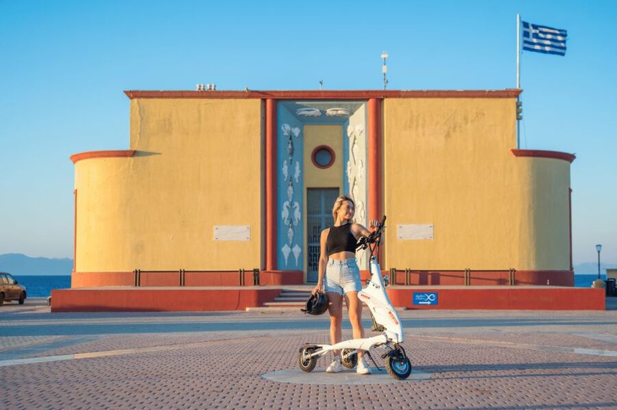 Rhodes: City Highlights and Medieval Town Trikke Tour - Passing the Archaeological Museum, Panaghia Bourgou Church, and Ibrahim Pasha Mosque