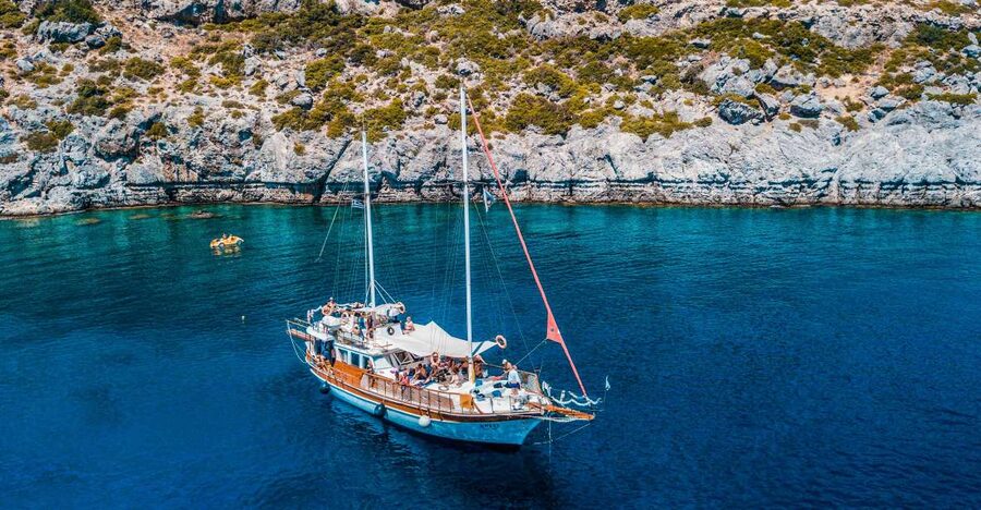 Rhodes: Cruise with 3 Stops, Lunch and Unlimited Drinks - Key things to know before you go