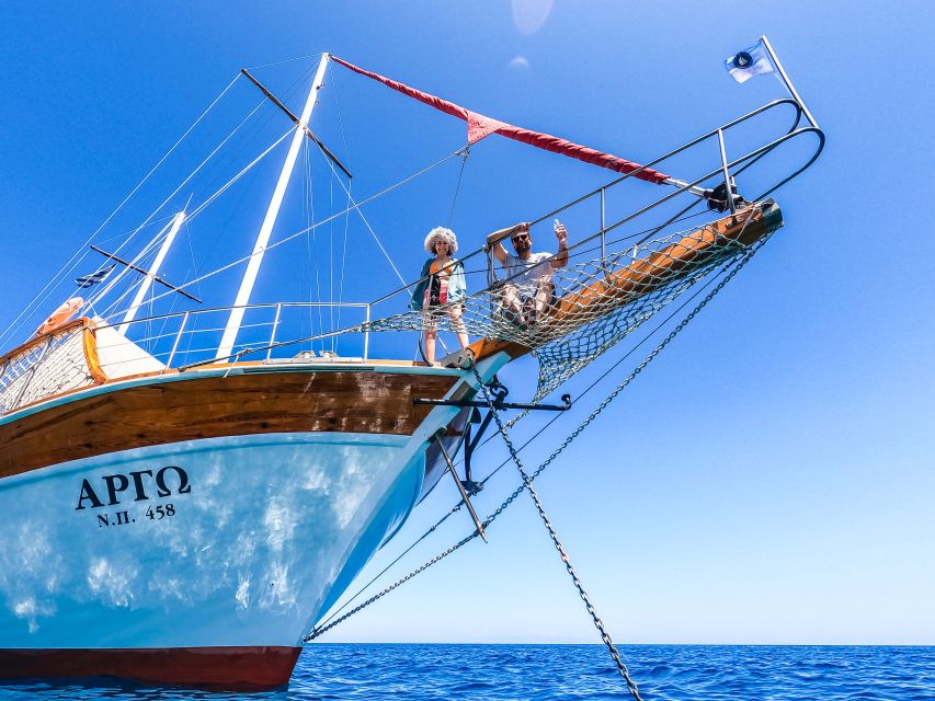 Rhodes: Cruise with 3 Stops, Lunch and Unlimited Drinks - Stop 3, Kallithea Springs: rock ladders, clear water, and a last swim hit