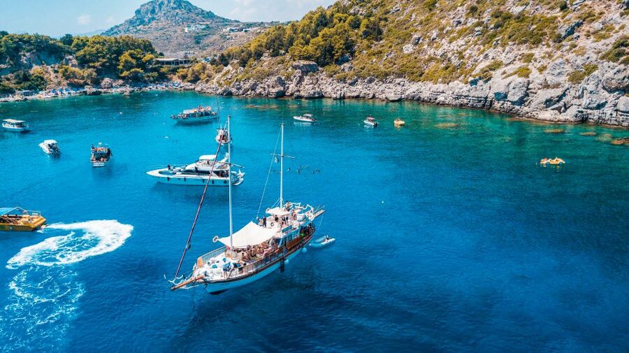 Rhodes: Cruise with 3 Stops, Lunch and Unlimited Drinks - Value check: is $70 worth a 5.5-hour Rhodes boat day?