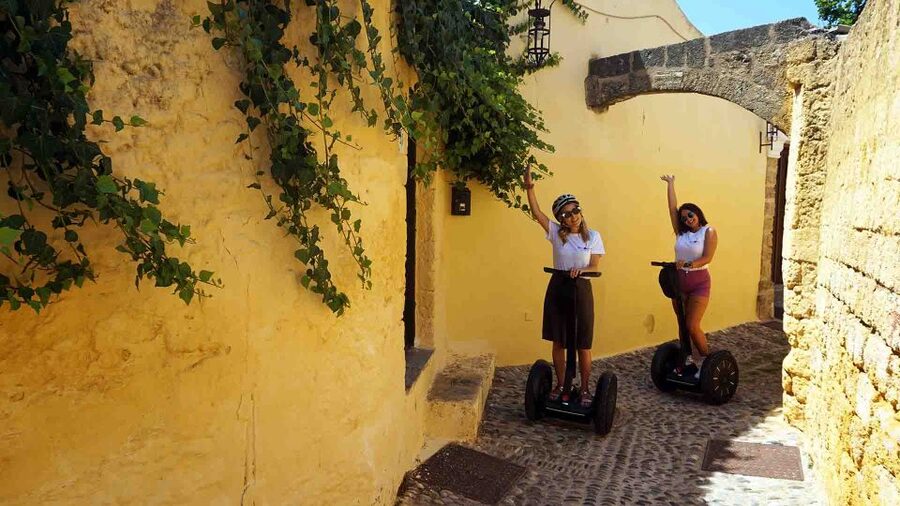 Rhodes: Discover the Medieval City on a Segway - First Stops in the Old Town: Palace of the Grand Masters and the Street of the Knights