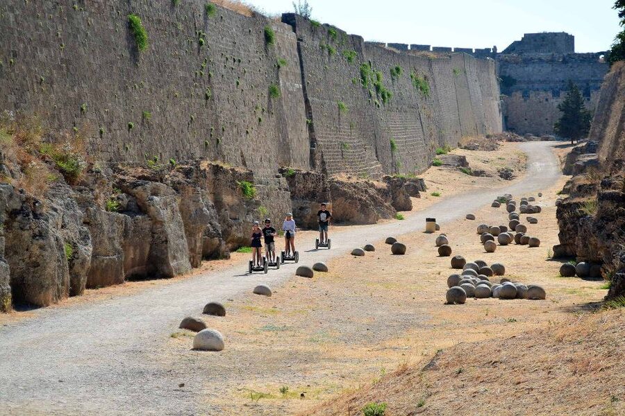 Rhodes: Discover the Medieval City on a Segway - Riding the Medieval Moat: The Part Most Visitors Skip