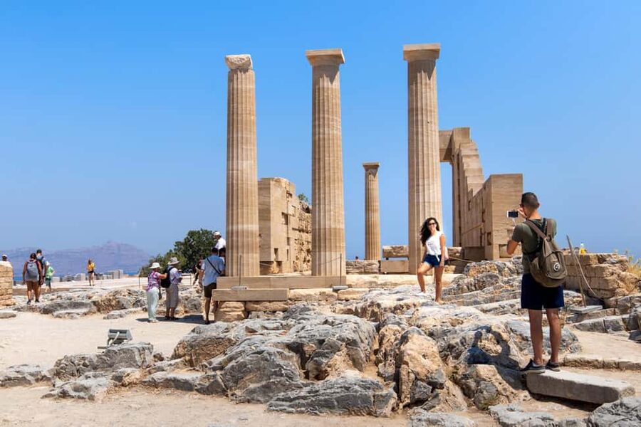 Rhodes: Easy Morning Transfer to Lindos & 4 Hours Free Time - Acropolis time: plan for steps, and decide your ticket level
