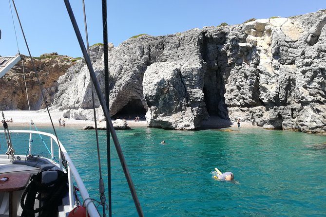 Rhodes Exclusive Swim Cruise Cocktail Open bar & Gourmet Buffet - Ladikos and Anthony Quinn Bay, Snorkel Country