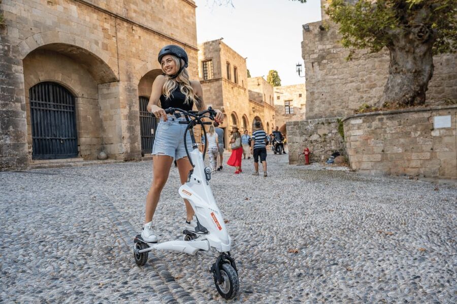 Rhodes: Explore the New and Medieval City on Trikkes - Old Town lanes and Socrates Street: beyond the postcard center