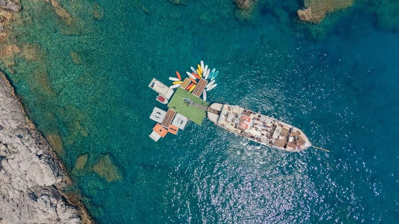 Rhodes: Gulet Trip with Food, Drinks, SUP, Kayak & Swimming - Anthony Quinn Bay: the emerald-water swim stop that sets the mood