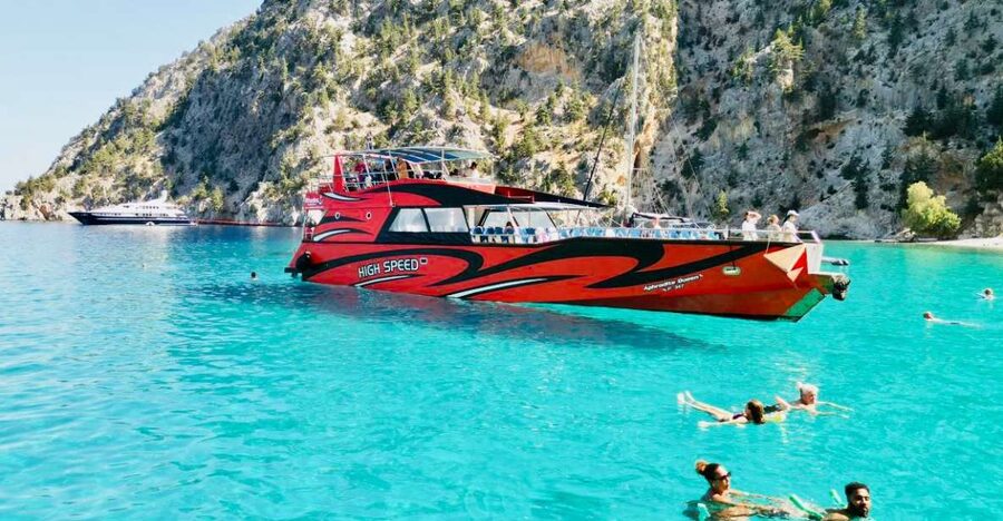 Rhodes: High-Speed Boat to Symi Island & Saint George's Bay - The Symi arrival moment: harbor colors, domes, and quick photo ops