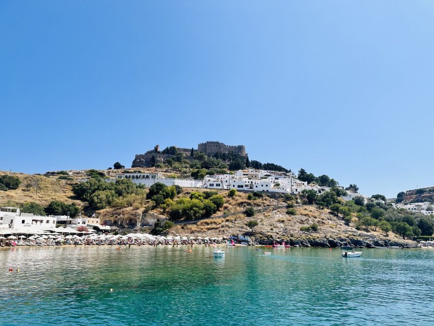Rhodes: High Speed Cruise to Lindos - Golden sand beach time and the Tsambika Bay swim stop choice