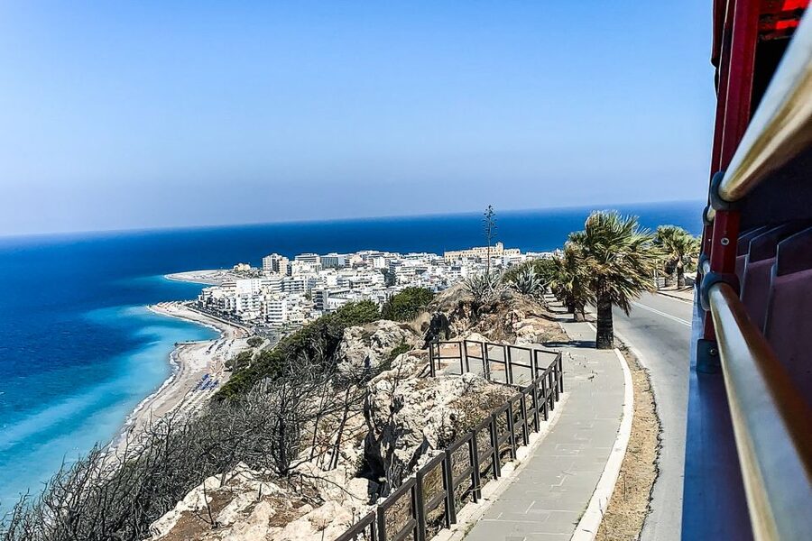 Rhodes: Hop-On Hop-Off Sightseeing Bus Tour - Elli Beach Aquarium Stop: Marine Life Up Close on a Beach Break