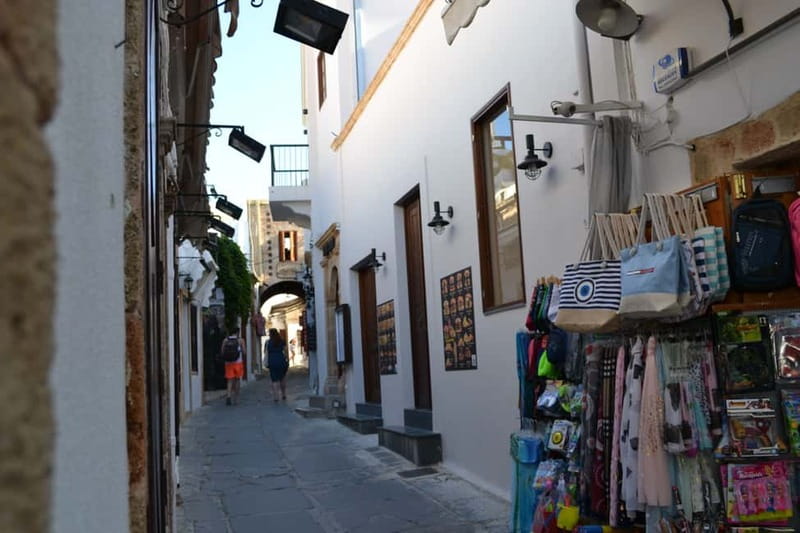 Rhodes: Lindos & Butterfly Valley with Escort - Lindos Town: White Streets, Shopping Options, and Acropolis Choices