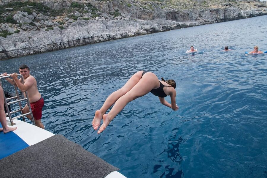 Rhodes: Lindos Cruise with 2 Swim Stops - The Acropolis Timing Reality: Crowd Levels and a Smart Game Plan