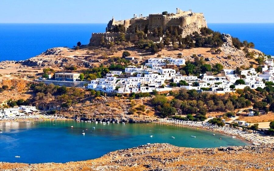 Rhodes: Lindos Cruise with 2 Swim Stops - Onboard Life: Sunbeds, Shade, Toilets, Snacks, and WiFi