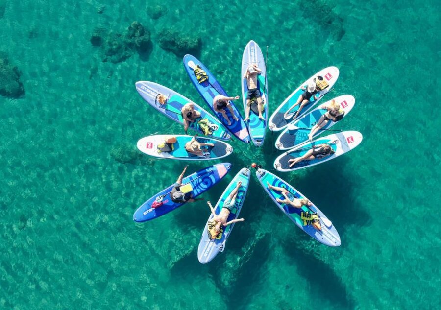 Rhodes: Stand-Up Paddleboard and Snorkeling Tour - From Stegna’s Beach Road to Your First SUP Stance